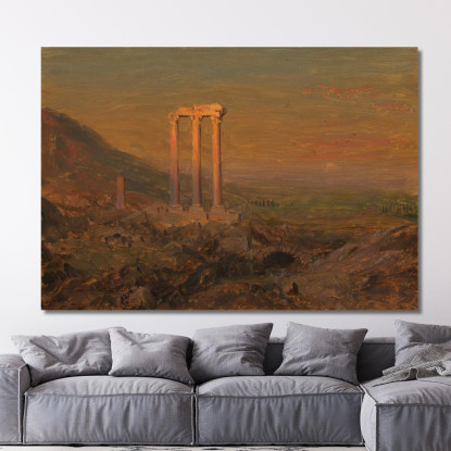 Rovine Classiche In Siria Frederic Edwin Church fec3 quadro stampato su tela