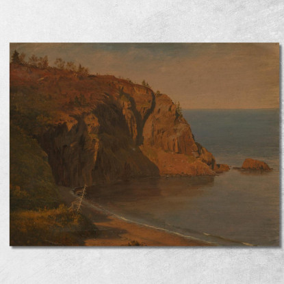 Costa Dell'Isola Grand Manan Canada Frederic Edwin Church fec5 quadro stampato su tela
