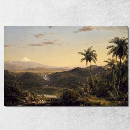 Cotopaxi 2 Frederic Edwin Church fec7 quadro stampato su tela