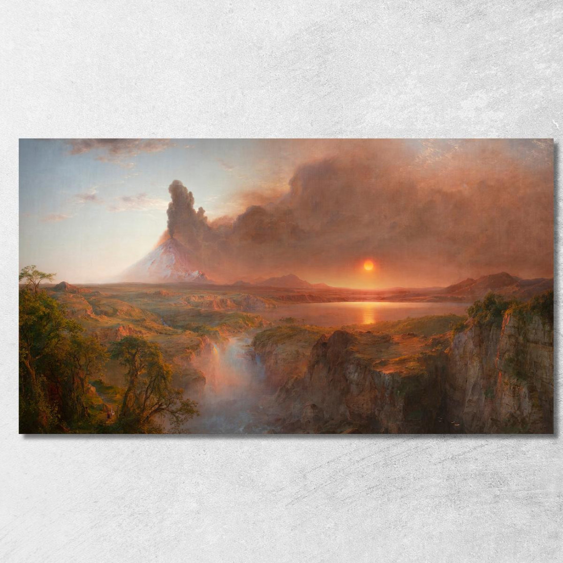 Cotopaxi 4 Frederic Edwin Church fec9 quadro stampato su tela