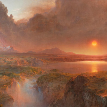 Cotopaxi 4 Frederic Edwin Church fec9 quadro stampato su tela
