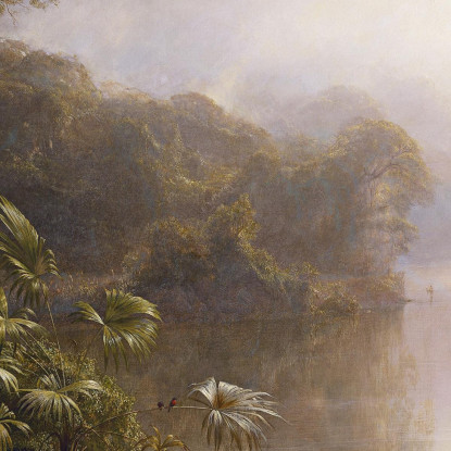 El Rio De Luz (Il Fiume Di Luce) Frederic Edwin Church fec11 quadro stampato su tela