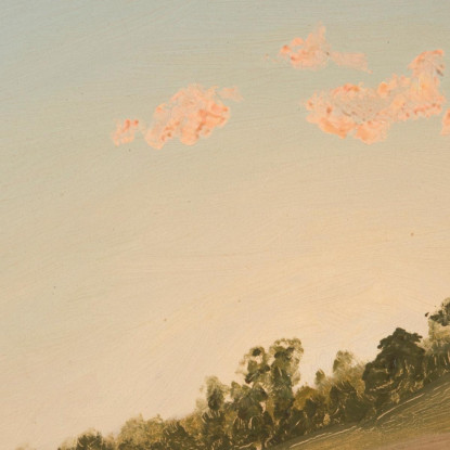 Collina A Hudson New York Frederic Edwin Church fec13 quadro stampato su tela