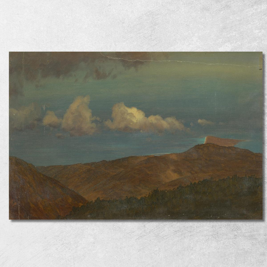 Paesaggio Collinare 2 Frederic Edwin Church fec14 quadro stampato su tela