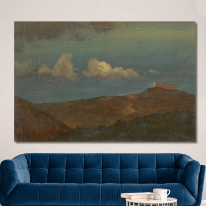 Paesaggio Collinare 2 Frederic Edwin Church fec14 quadro stampato su tela