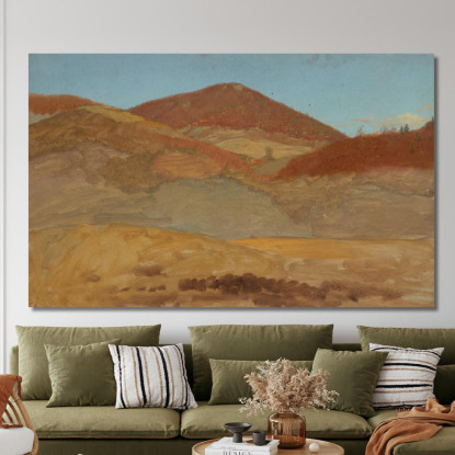 Paesaggio Collinare In Autunno Frederic Edwin Church fec15 quadro stampato su tela