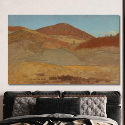 Paesaggio Collinare In Autunno Frederic Edwin Church fec15 quadro stampato su tela