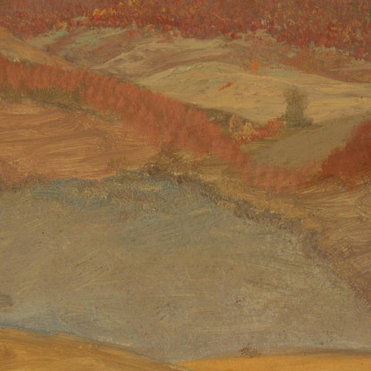 Paesaggio Collinare In Autunno Frederic Edwin Church fec15 quadro stampato su tela