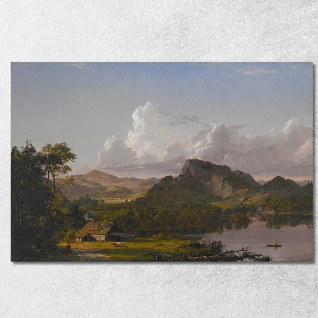 Casa Sul Lago Frederic Edwin Church fec16 quadro stampato su tela