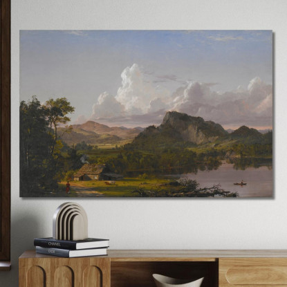 Casa Sul Lago Frederic Edwin Church fec16 quadro stampato su tela