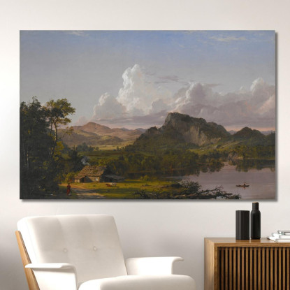Casa Sul Lago Frederic Edwin Church fec16 quadro stampato su tela