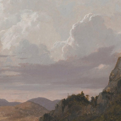 Casa Sul Lago Frederic Edwin Church fec16 quadro stampato su tela