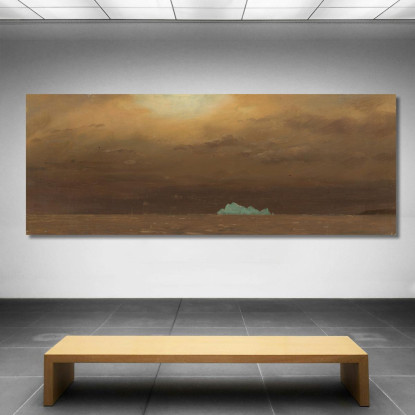 Iceberg A Terranova Frederic Edwin Church fec23 quadro stampato su tela