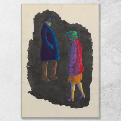 In Direzione Di Graz Karl Wiener kwn245 quadro stampato su tela