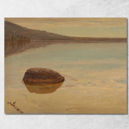 Lago Katahdin Frederic Edwin Church fec28 quadro stampato su tela