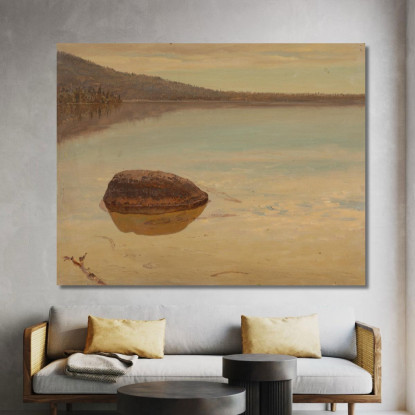 Lago Katahdin Frederic Edwin Church fec28 quadro stampato su tela