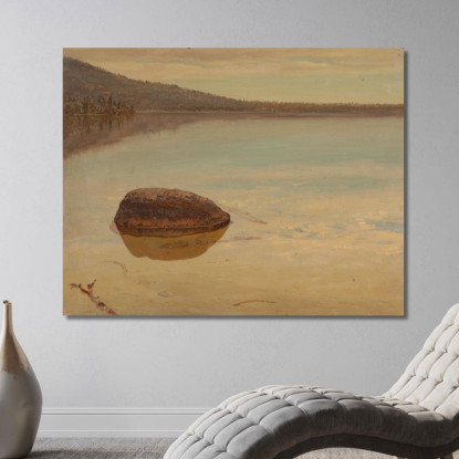 Lago Katahdin Frederic Edwin Church fec28 quadro stampato su tela