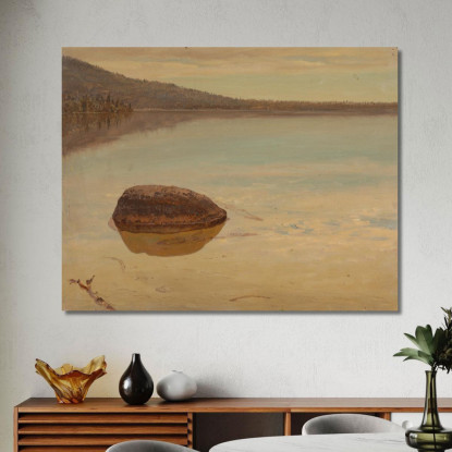 Lago Katahdin Frederic Edwin Church fec28 quadro stampato su tela