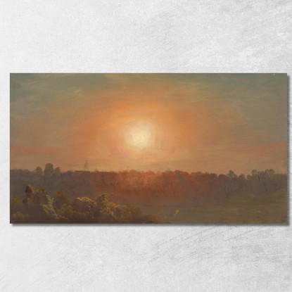 Paesaggio Al Tramonto Frederic Edwin Church fec30 quadro stampato su tela