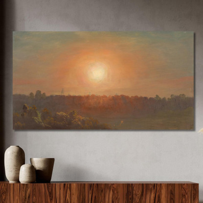 Paesaggio Al Tramonto Frederic Edwin Church fec30 quadro stampato su tela