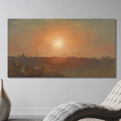 Paesaggio Al Tramonto Frederic Edwin Church fec30 quadro stampato su tela