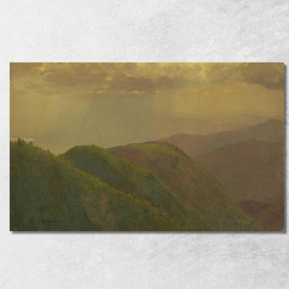 Paesaggio In Giamaica Indie Occidentali Frederic Edwin Church fec34 quadro stampato su tela