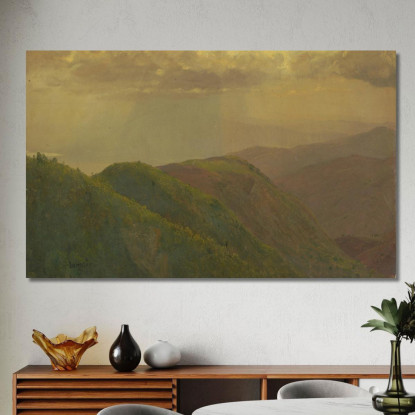 Paesaggio In Giamaica Indie Occidentali Frederic Edwin Church fec34 quadro stampato su tela