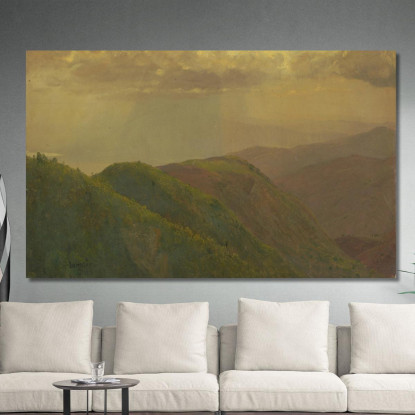 Paesaggio In Giamaica Indie Occidentali Frederic Edwin Church fec34 quadro stampato su tela