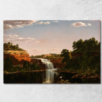 Cascate Inferiori Rochester Frederic Edwin Church fec40 quadro stampato su tela