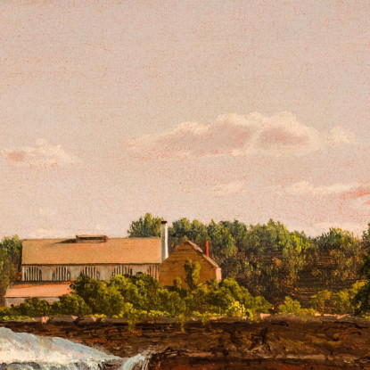 Cascate Inferiori Rochester Frederic Edwin Church fec40 quadro stampato su tela