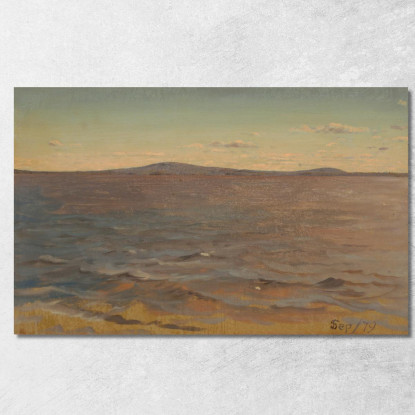Onde Sulla Costa Del Maine Frederic Edwin Church fec41 quadro stampato su tela