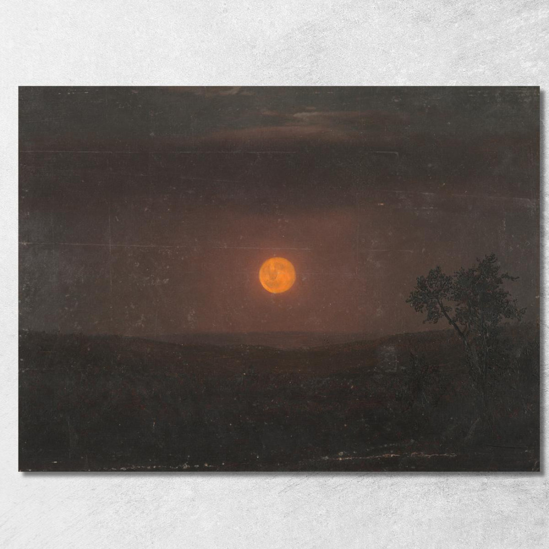 Fattoria Di Church Al Chiaro Di Luna Frederic Edwin Church fec43 quadro stampato su tela