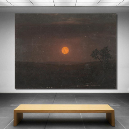 Fattoria Di Church Al Chiaro Di Luna Frederic Edwin Church fec43 quadro stampato su tela