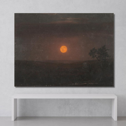 Fattoria Di Church Al Chiaro Di Luna Frederic Edwin Church fec43 quadro stampato su tela