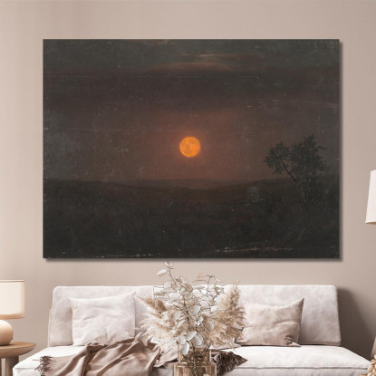 Fattoria Di Church Al Chiaro Di Luna Frederic Edwin Church fec43 quadro stampato su tela