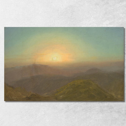 Paesaggio Mattutino Frederic Edwin Church fec44 quadro stampato su tela