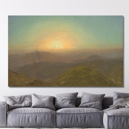 Paesaggio Mattutino Frederic Edwin Church fec44 quadro stampato su tela