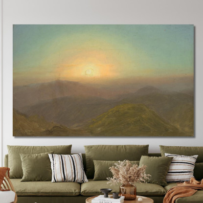 Paesaggio Mattutino Frederic Edwin Church fec44 quadro stampato su tela