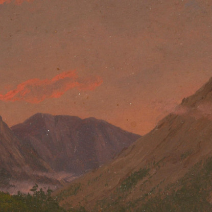Paesaggio Montuoso Al Tramonto Frederic Edwin Church fec48 quadro stampato su tela
