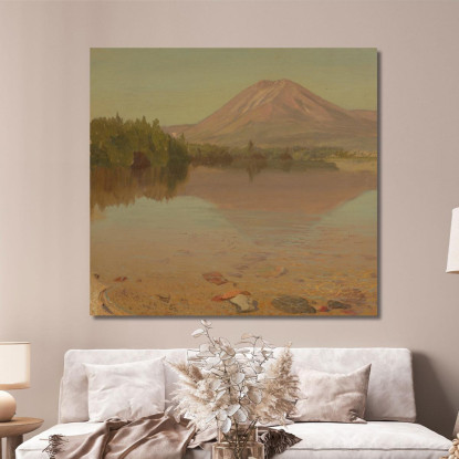 Monte Katahdin Dal Lago Katahdin Frederic Edwin Church fec53 quadro stampato su tela