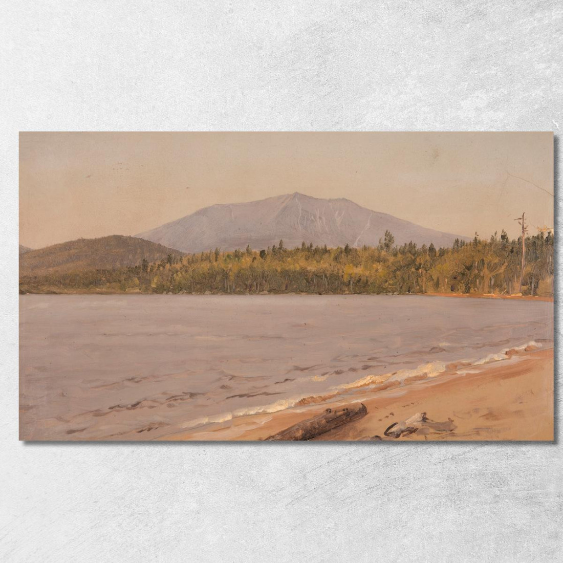 Monte Katahdin Da Togue Pond 4 Frederic Edwin Church fec55 quadro stampato su tela