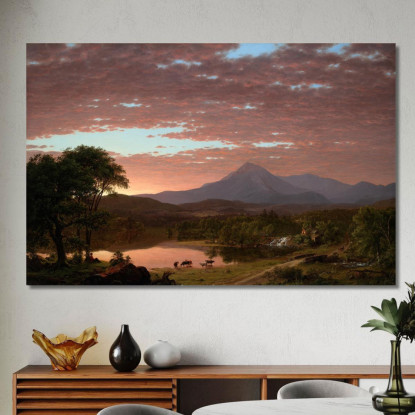 Monte Ktaadn Frederic Edwin Church fec56 quadro stampato su tela