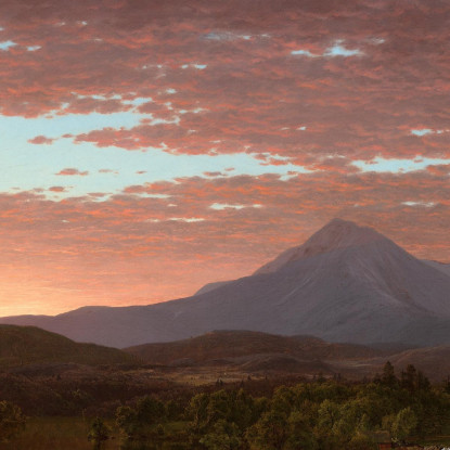 Monte Ktaadn Frederic Edwin Church fec56 quadro stampato su tela