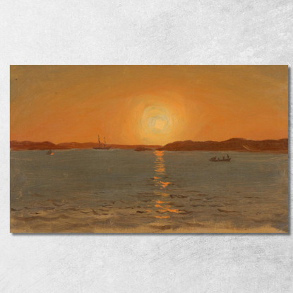 Cat Head Terranova Frederic Edwin Church fec57 quadro stampato su tela