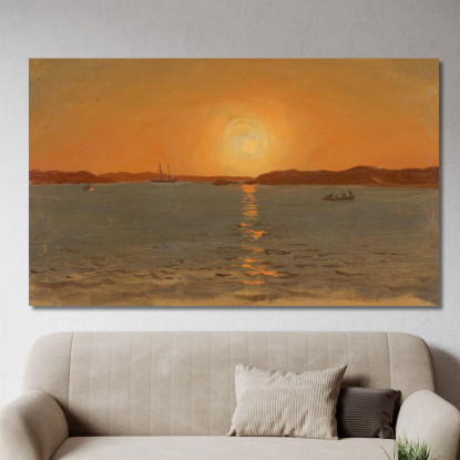 Cat Head Terranova Frederic Edwin Church fec57 quadro stampato su tela