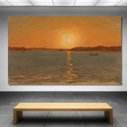 Cat Head Terranova Frederic Edwin Church fec57 quadro stampato su tela