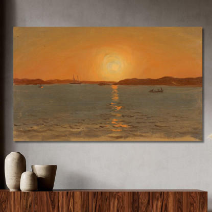 Cat Head Terranova Frederic Edwin Church fec57 quadro stampato su tela