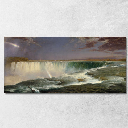 Niagara Frederic Edwin Church fec60 quadro stampato su tela