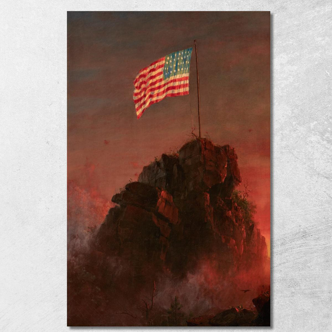 La Nostra Bandiera Frederic Edwin Church fec63 quadro stampato su tela