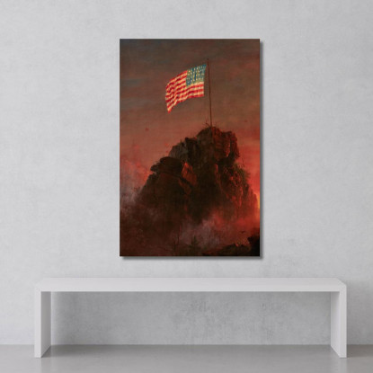 La Nostra Bandiera Frederic Edwin Church fec63 quadro stampato su tela